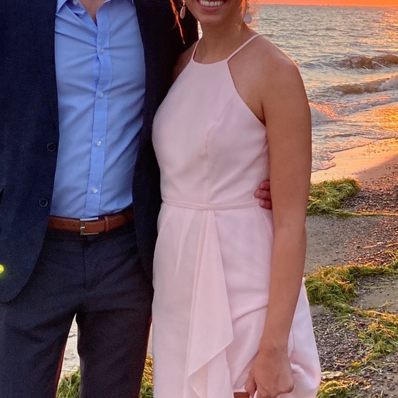 David’s Bridal Size 8 Ballet pink Bridesmaid dress - Picture 1 of 7